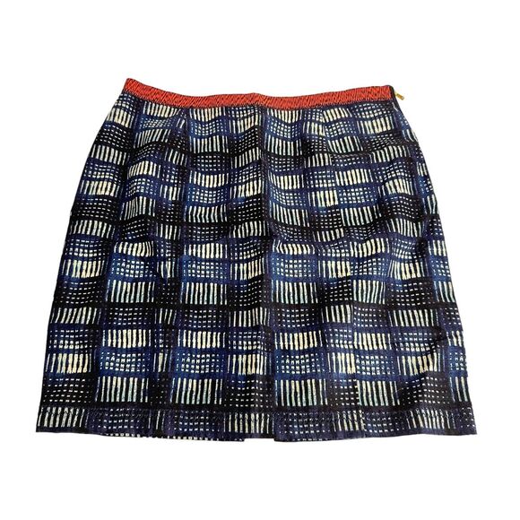 Rachel Roy Printed Pencil Linen Blend Skirt Size 12 - Picture 1 of 7